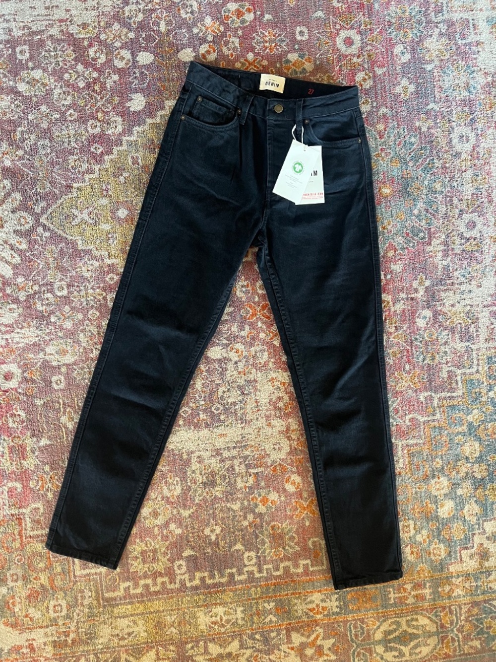 NWT Sézane Le Brut Sexy Tall Jeans - (Tall) Black Size 27